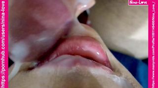 FPOV Bj , Balls Blowing and Cumshot - Female SELF PERSPECTIVE - Lady POINT OF VIEW - 無修正フェラ