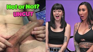Attractive or not? Uncut Monster Dong She Reacts Lilly and Nova