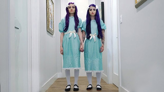 Step Sisters Jessae Rosae & Val Steele Fuck 1 Lover In The Shining Parody - SisLovesMe Full Movie