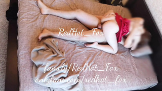 Sharing a bed with my sister's best friend - she gets her first enormous meat