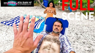 My ATTRACTIVE AF Stacked Stepsis Just Pounded Me At The Beach, LOAD SUCKED - Serena Santos