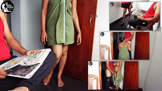 තුවාය ඇන්දේ මගේ ලස්සන පෙන්න Sri Lankan sex my fine neighbor comes to read newspaper and endup in fuck