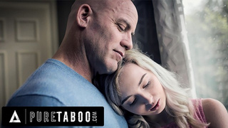 PURE TABOO Obedient Thin Virgin Lexi Lore Receives VERY SPECIAL Hug From Stepdaddy Derrick Pierce