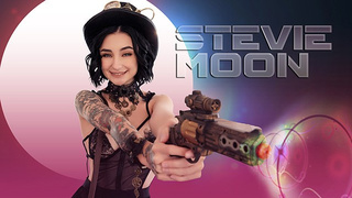 Exxxtra Small - Charming Steampunk Skank Stevie Moon Gives Guy A Sloppy Bj And Lets Him Fuck Her