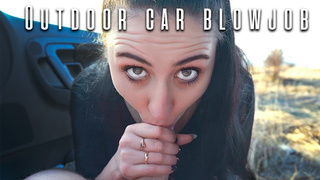 Outdoor Car Bj / Spunk Swallow