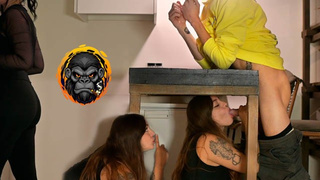 I'm Heating up my Friend's BF and he Spunk in my Face | Subtitled | CUMFACE | SrMono & Albx09