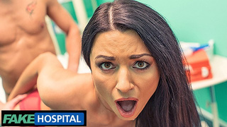 Polish MILF Ania Kinski Show Off her NEW MELONS to her Doctor - Fake Hospital