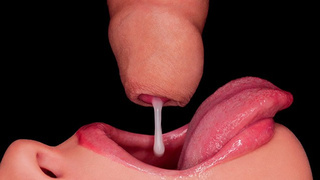 CLOSE UP: BEST Milking MIX OF! HOTTEST Multiple CUMSHOTS in MOUTH! Try Not to SPUNK! 4K