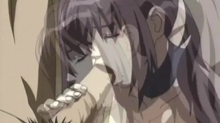 Penis swallowing asian cartoon youngster in a cell 