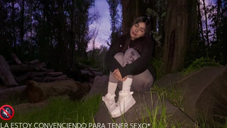 We go to the forest and I managed to convince my best friend to make a porn tape (WE CATCHED)