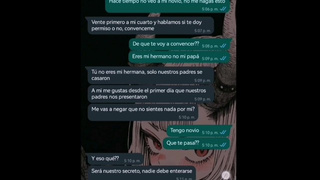 Chat attractive con mi hermanastra pequeña no queria pero me la termino cogiendo doggy! Natasha Caseros