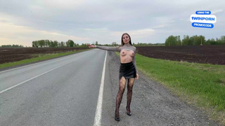 Alluring Chick Meat swallowing Pays For Ride With Sex,Hitchhikes In Tight Leather Skirt,Show Monstrous Booty Breasts