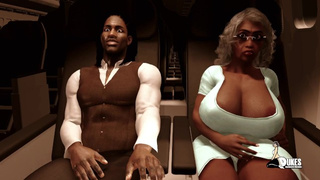 Fucking my enormous ass teacher in the elevator