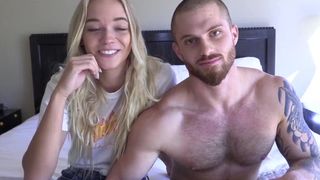 Amazing Blonde Babe Gets Roughed Up By Cocky Stud