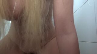 StepSISTER peeing on my rod and making me sperm! point of view riding and hand-job