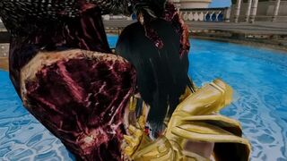 Skyrim Aries Gold Saints sex with Draugr