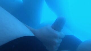 REAL STRANGER Bitch (!!) at SPA gives Crazy HAND-JOB Underwater to BULGE Flasher! Risky Public Cum-Shot