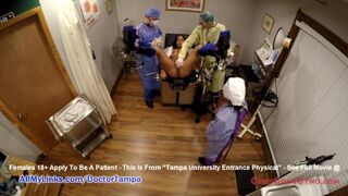 Sheila Daniel Bf Watches her Gyno Exam from Doctor Tampa & Nurse Lilith Rose GirlsGoneGynoCom