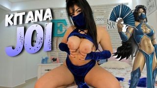JOI Portugues - Kitana Mortal Kombat - COSPLAY BITCH GIGANTIC MELONS JOI JERK OFF INSTRUCTIONS